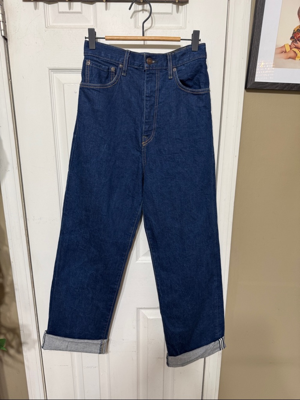 imogene + willie CATHERINE Dark Blue Denim Jeans Size 26 W 13”
